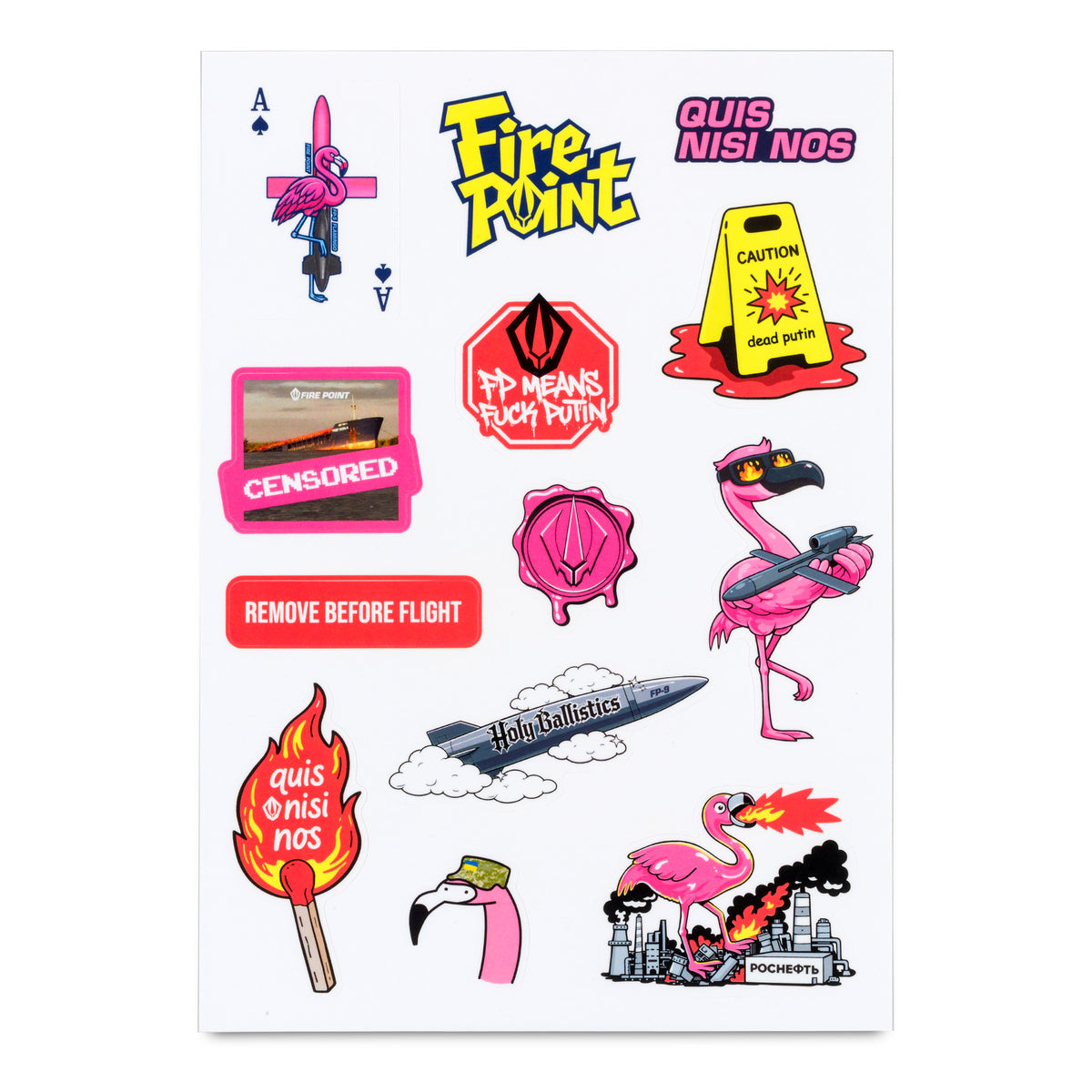 Fire Point Classic Sticker Pack