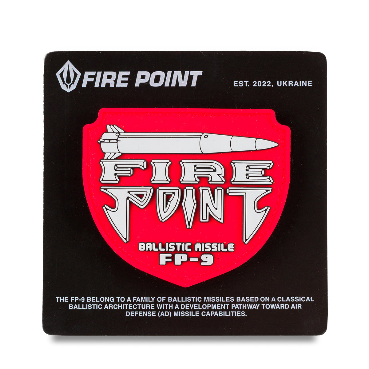 PVC Patch FP-9 Ballistic Missile